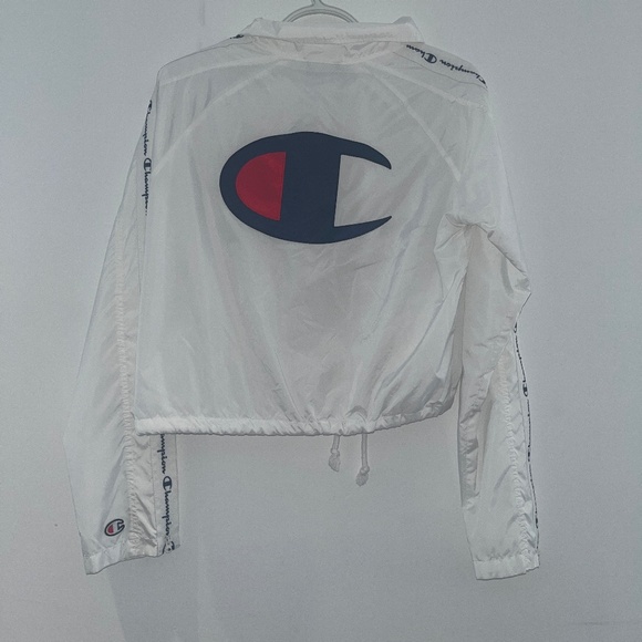 Champion White Windbreaker - Picture 2 of 2